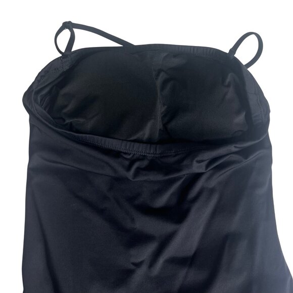 Holipick One Piece Swimsuit Adjustable Straps Swimwear Black Size Medium New - Picture 5 of 10